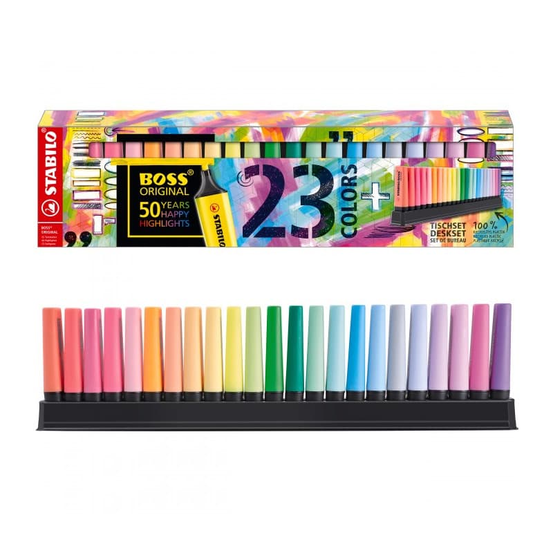 Set Stabilo Boss Pastel x23