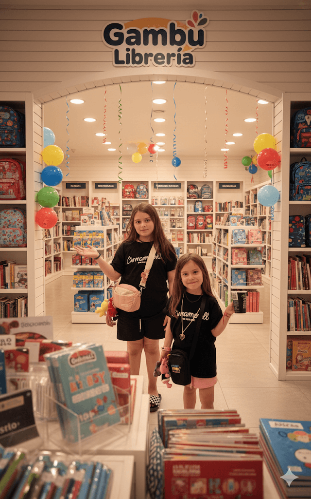 Martina y Olivia, las creadoras de Gambu, en la librería